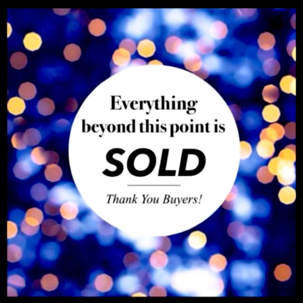 ✨Sold Beyond this Point✨